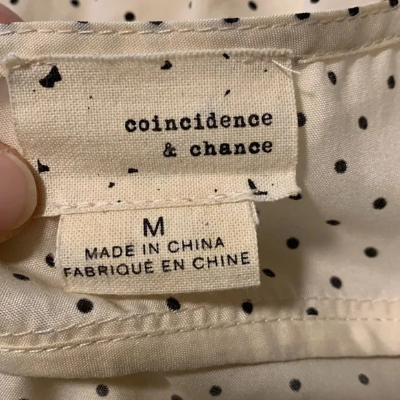 COINCIDENCE & CHANCE by URBAN OUTFITTERS Drop Waist Polka Dot Dress - Picture 6 of 8